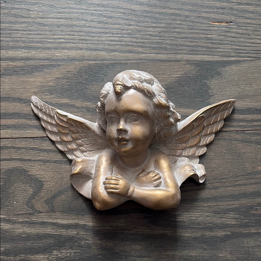Gold Angel Wall Decor